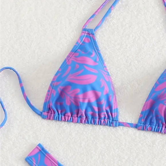 Set of Bikini floral style size Large New - Picture 4 of 5